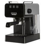 Gaggia Espresso Deluxe Manual Coffee Machine and Cappuccino Maker with Milk Frother, Storm Grey