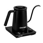 MHW-3BOMBER Electric Kettle, Professional Electric Gooseneck Kettle with precision Temperature Control LED Display, 1200 Watt Quick Heating Pot for Pour-Over Coffee, Brew Tea, 600 ML Black BK6057B