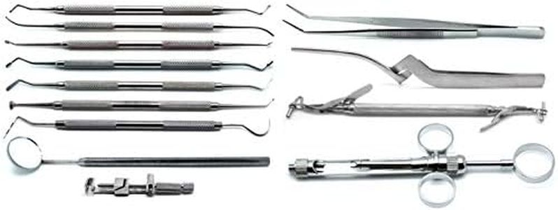 Dental Amalgam & Composite Tray Setup Stainless Steel Instruments Set of 13