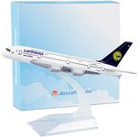 Busyflies Airplane Model 16cm Lufthansa Model Plane Airbus 380 1:400 Diecast Alloy Plane Model Plane for Collection