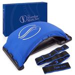 The Slumbar Back Stretcher and Posture Corrector. Relieves Back, Shoulder, Neck and Sciatic Pain. Postural Support and Relief. Free Ebook and Stretching Strap…