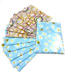 Pretty Bees and Bubbles Tissue Wrapping Paper Sheets (bright designs - bees and daisies - coloured bubbles) for wrapping gifts, hampers, decoupage and crafts - 10 sheets per pack (5 Bees, 5 Bubbles)