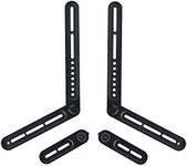 Dynavista Soundbar Mount Sound Bar TV Bracket for Mounting Above or Under TV, Fits 22lbs(10kg) with Adjustable Long and Short Extension Arm