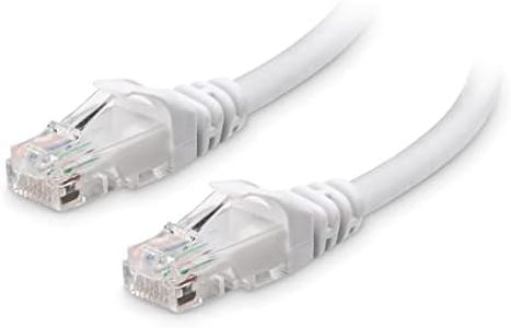 Cable Matters 10Gbps Snagless Long Cat 6 Ethernet Cable 75 ft (Cat 6 Cable, Cat6 Cable, Internet Cable, Network Cable) in White