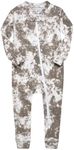 VAENAIT BABY Intant Baby Boys Girls Footie Cotton Sleep and Play Prism Beige 18M