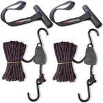 Kayak tie down straps bow and stern tie downs loops strap ratchet rope canoe pulley hanger anchor point tying kits