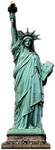 Cardboard People Statue of Liberty Life Size Cardboard Cutout Standup