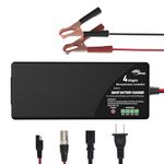 ULTRAPOWER Upgraded 10-Amp Battery Charger,14.6 Volt Lithium LiFePO4 and 12 Volt SLA GEL Battery Charger,Trickle Charger Battery Maintainer For Car,Golf Cart,UAV,Outdoor Power and Deep Cycle Batteries