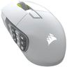 CORSAIR Scimitar Elite Wireless SE MMO Gaming Mouse – 33,000 DPI, 16 Programmable Buttons, Adjustable Key Slider, Elgato Stream Deck Integration, 1,000Hz Polling, Up to 150hrs Battery – White