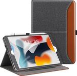 ZtotopCases for iPad 9th / 8th / 7th Generation, 10.2-Inch (2021/2020/2019 Model, iPad 9/8/7), Premium Leather Business Cover with Auto Wake/Sleep Function, Demin Black