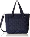 Vera Bradley Performance Twill Multi-Strap Shoulder Satchel Purse, Classic Navy, One Size