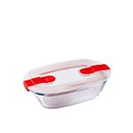 Pyrex FC368 Plastic/Glass Cook and Heat Rectangular Dish, 28 x 20 x 8