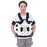 N A Adjustable Thoracic Lumbar Support Full Thoracic Brace Treat Kyphosis, Spinal Compression Fractures, Posture Appearance Spinal Injuries (With Airbag)