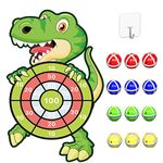 30" Dinosaur Toys for Boys, Dart Board Kids Toys 3-8 Year Old Boys with 12 Sticky Balls Boys Toys for 4-9 Year Old Kids Birthday Gifts Xmas Stocking Fillers for Boys Age 3-9 Dinosaur Gifts for Boys