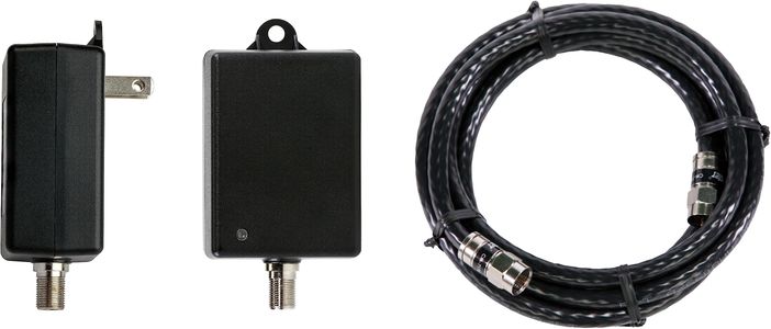 Channel Master TV Antenna Signal Booster – 4-Way Amplified Splitter