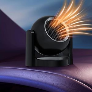 Car Heater, 150W 12V Portable Heater with Plug in Cigarette Lighter Defroster 2 in 1 Heating/Cooling Mini Car Defroster Windshield Defogger Defroster for All Car