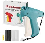 Stitch Gun,Micro Stitch Gun for Clothes,Fine Stitch Tool Mini Stitch Gun for Clothes Mending Quilting Stitch Tag Gun with2 Needle, 1500 Black & 1500 White Micro Fasteners (Green)