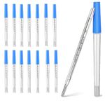 ORANCLE CARE Glass Clinical Thermometer for Fever, Mercury-Free, Accurate Body Temperature Measurement, Oral, Underarm & Rectal Use, Blue Case (15)