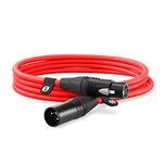 RØDE XLR-3 Premium XLR Cable (3m, Red)