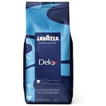 Lavazza Dek Whole Bean Coffee Blend, Decaffeinated Dark Espresso Roast, 1.1-Pound (.5 KG) Bag