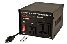 Simran AC-100 Step Up/Down Voltage Converter Transformer 110V/220V-100-watt