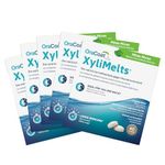 OraCoat XyliMelts - 200 Adhesive Tablets Against Tooth Decay and Dry Mouth - Discreet - can be Used in Sleep - Vegan [mild Mint]