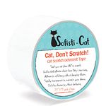 Sofisti-Cat Scratch Deterrent Tape - Clear Double-Sided Cat Anti Scratch Training Tape (2.5" x15 Yard roll)