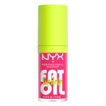 NYX Professional Makeup Lip Gloss, High Shine, Non-Sticky FInish, 12 Hours Hydrating, Fat Applicator, With Squalane, Raspberry and Cloudberry Oils, Shade: Missed Call