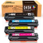 STAROVER Compatible Toner Cartridges Replacement for Canon 045 045H (CRG-045H) for Canon Color imageCLASS MF634Cdw MF632Cdw LBP612Cdw LBP613Cdw LBP611Cn Laser Printer - 4 Pack