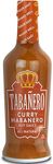 Curry Habanero Hot Sauce by Tabañero, Gourmet Hot Sauce, Hot Sauce Gifts, All Natural, Gluten Free, Vegan, Kosher, Made in the USA, 8 oz. Bottle