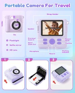 YORKOO Kids Instant Camera 1080P – Digital Toy Camera for Children