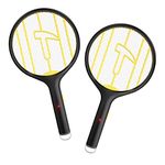 Endbug 2 Pack Fly Swatter, Hangable Mosquito Zapper, 3000V Handheld Bug Zapper Racket, Fly Zapper Electric Fly Swatter for Indoor & Outdoor