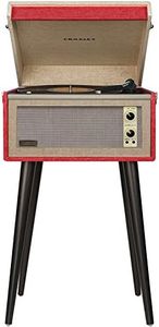 Crosley CR6233E-RE Dansette Bermuda Bluetooth in/Out Portable Vinyl Record Player Turntable with Aux-in, Red