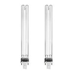 Pisces Twin Pack 11w (watt) PLS Replacement UV Bulb Lamp for Pond Filter UVC