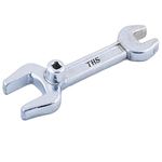 THS 3 in 1 Open End Spanner Double Side Medical Oxygen Cylinder Key Oxygen Cylinder Wrench Key Double Sided Speciality Drop Forged