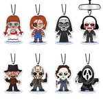 Car Air Fresheners Horror Movie Merchandise Decor Classic Character Car Accessories 8 PCS, Halloween Decoration RearviewMirror Hanging for Men Women Gifts Boys Movie Lover Scary Party Figures