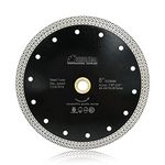 SHDIATOOL Diamond Cutting Disc 8 Inches / 200mm Saw Blade with Mesh Turbo for Porcelain Tile Ceramic Granite Marble