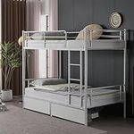 Karl home White Bunk Bed Twin Over 