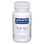 Pure Encapsulations - P5P 50 - Activated Vitamin B6 - Pyridoxal-5'-Phosphate Tiredness and Fatigue Supplement - 60 Capsules