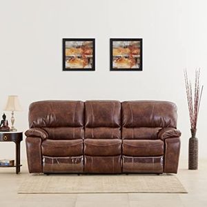 Home Centre Harvey Napa 3-Seater Manual Recliner - Brown