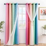 Stiio Rainbow Curtains with Sheer W