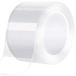 Nelraya Transparent Acrylic Waterproof Self-Adhesive Tape for Kitchen Sink Corner Line Sticking Strip Washable Adhesive Caulk Tape Self Waterproof|| (3 Meter)