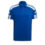 adidas Men's Squadra 21 Polo Shirt, Royal Blue/White, XL