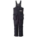 Striker Men's Trekker Durable Windproof Water-Resistant Insulated Outdoor Ice Fishing Bib with Sureflote Flotation Technology, Black, XX-Large