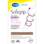 Scholl Softgrip Ultima Class 1 Below The Knee Open Toe Stockings, Small, Natural (Pack Of 1)