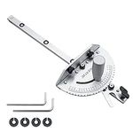 POWERTEC 71142 Universal Table Saw Miter Gauge Assembly/Miter Gauge with 27 Angle Stops