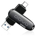 DIDIVO USB C Flash Drive 128GB 2-in