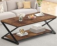 HSH Rustic Coffee Table with Storag