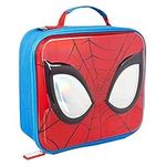 Marvel Spider-Man 8D EVA Insulated Lunch Handle, Official Merchandise by Polar Gear – 600D Polyester Cooler, Reusable Food & Drink Thermal Cool Bag for School Nursery Snacks Picnic