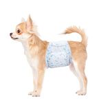 44 Count M Disposable Dog Diapers for Male Dogs, Male Dog Wrap Nappies Medium, Fits Waist 45-63 cm Medium